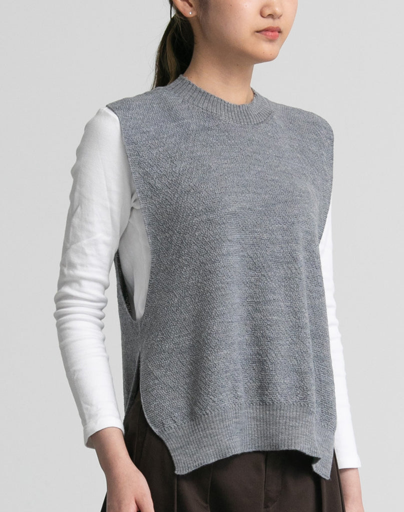 モデル:167cm サイズ:FREE 色:ライトグレー