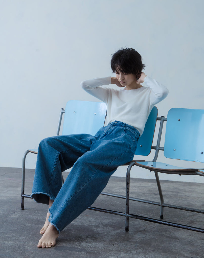 モデル：166cm　サイズ：1　色：アイボリー