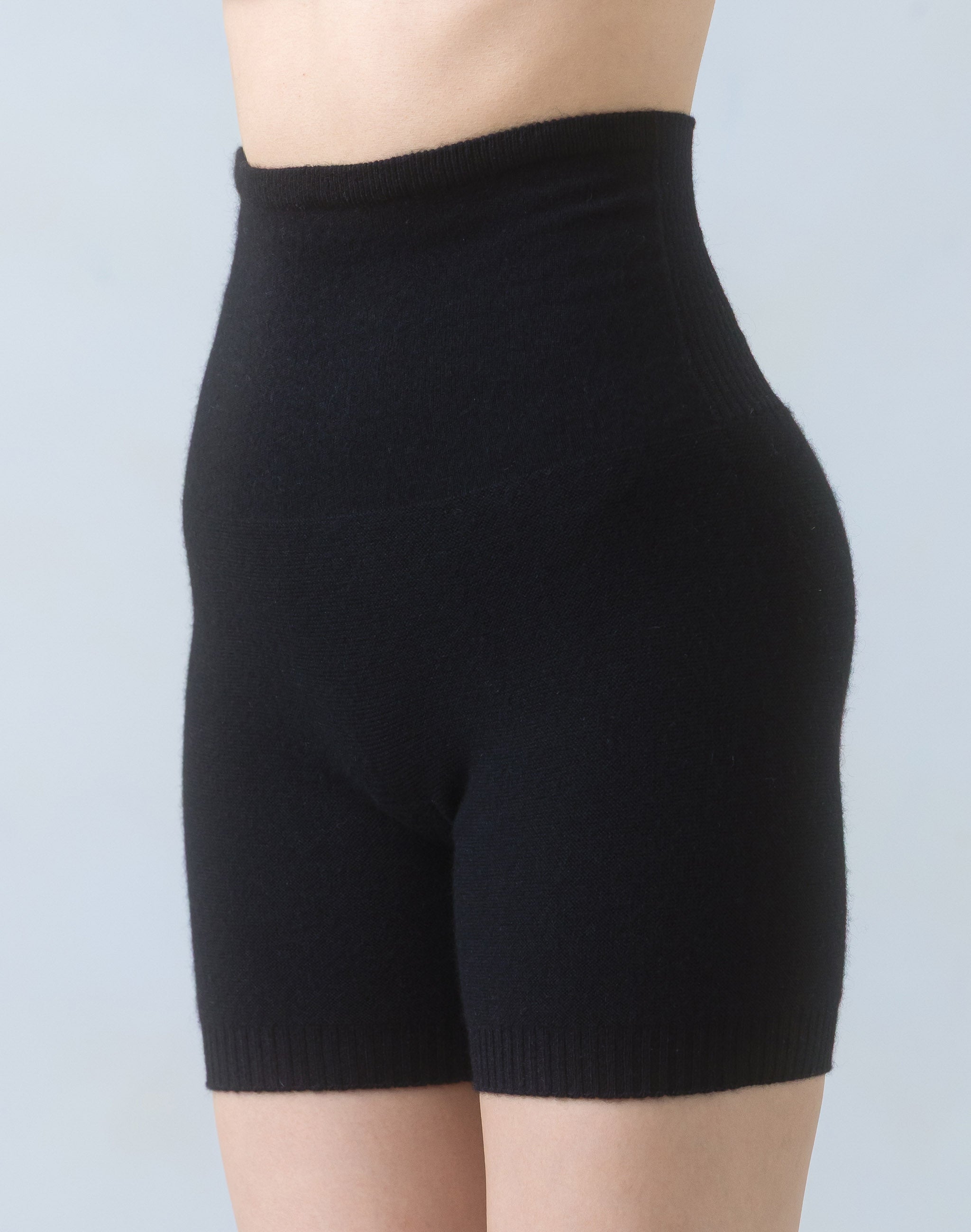 NUONEカシミヤシルク腹巻付きショートパンツ 日本製 洗える 温活