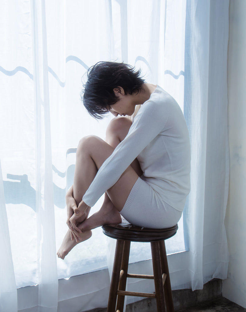 モデル：166cm　サイズ：1　色：アイボリー