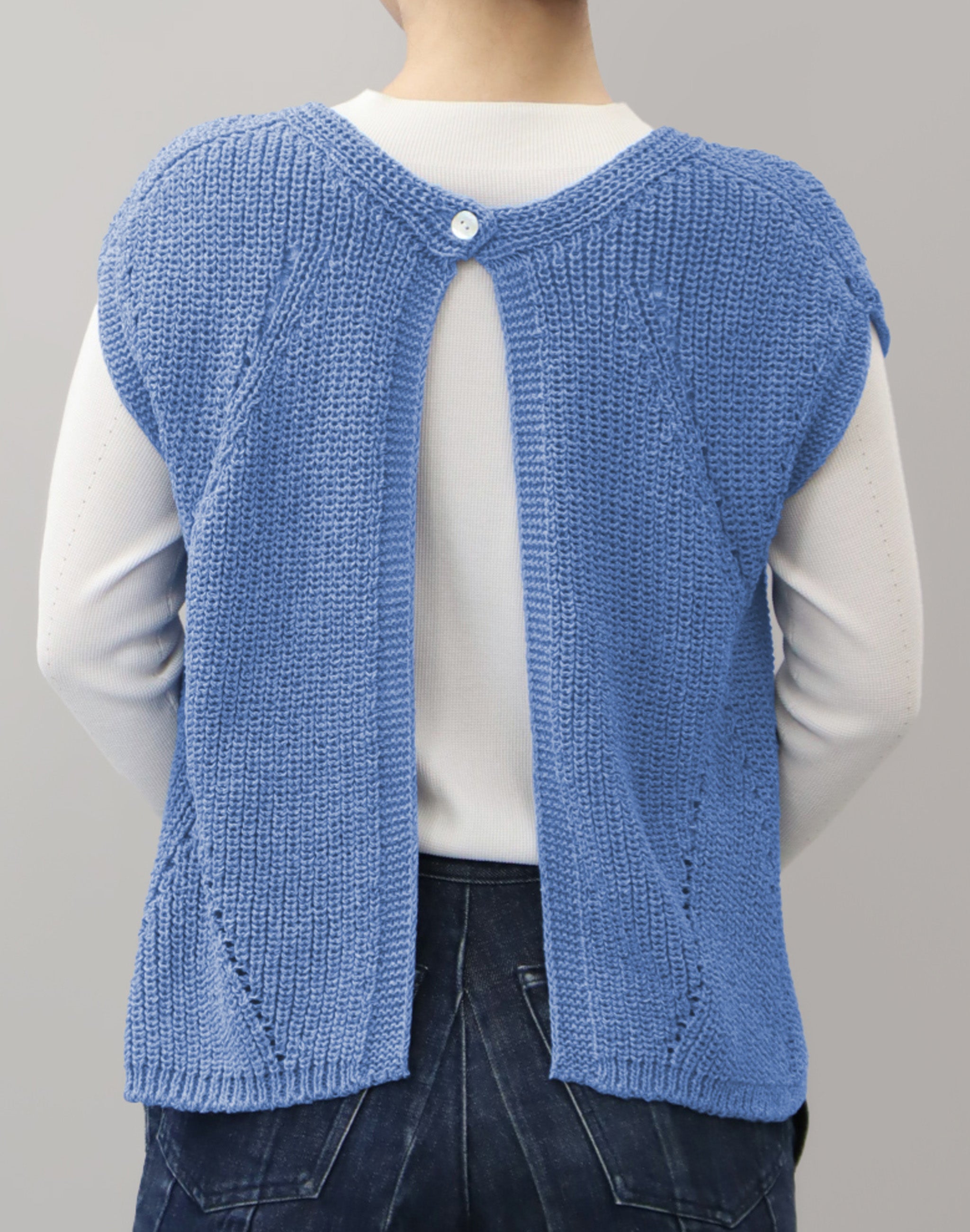 2WAYプルオーバー KURUMIFACTORY 日本製 ホールガーメント 和紙