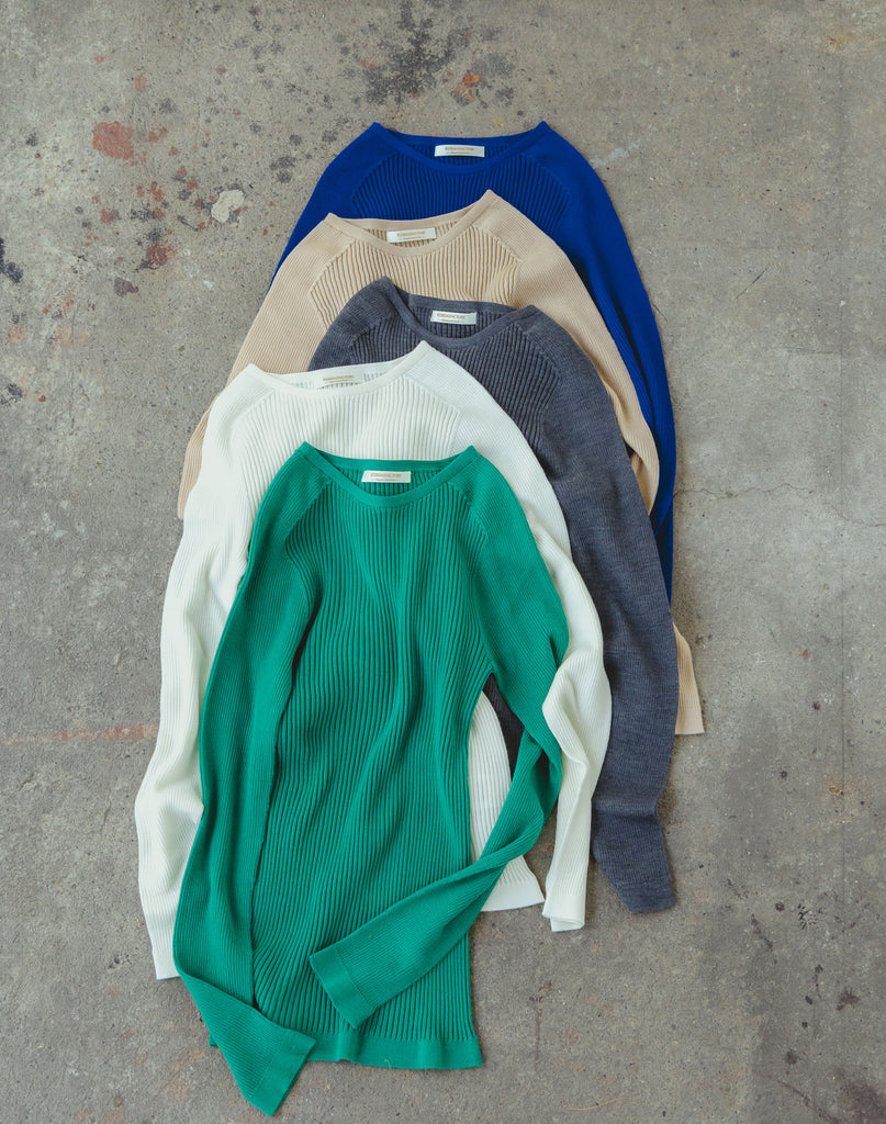 グリーン・オフ・杢グレー・ベージュ・プルシアンブルー