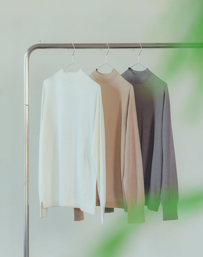 オフ・サンドベージュ・アッシュグレー