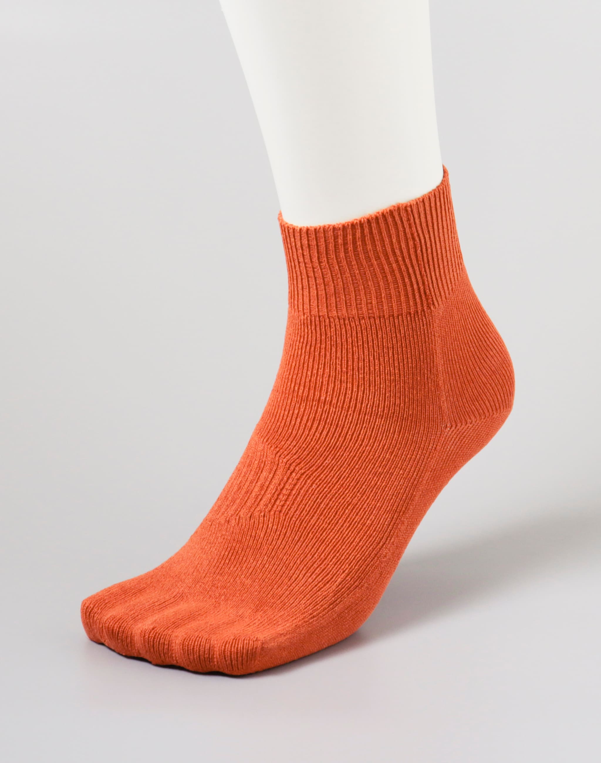 隠れ5本指カラーソックス 日本製 和紙糸で蒸れない靴下 ととのえる